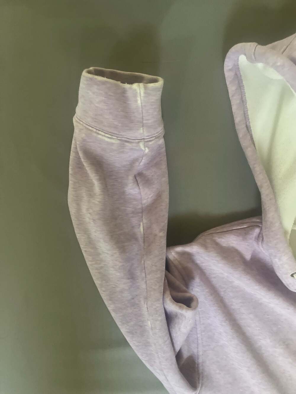 J.Crew Women's Vintage Fleece Zip-Up Hoodie - Picture 5 of 7